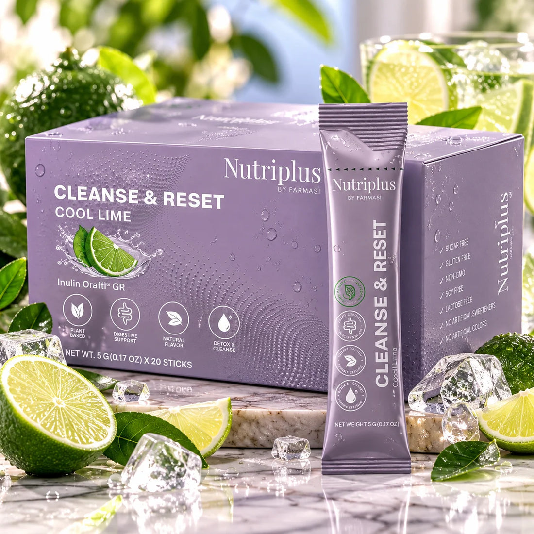 Nutriplus Cleanse & Reset — Cool Lime